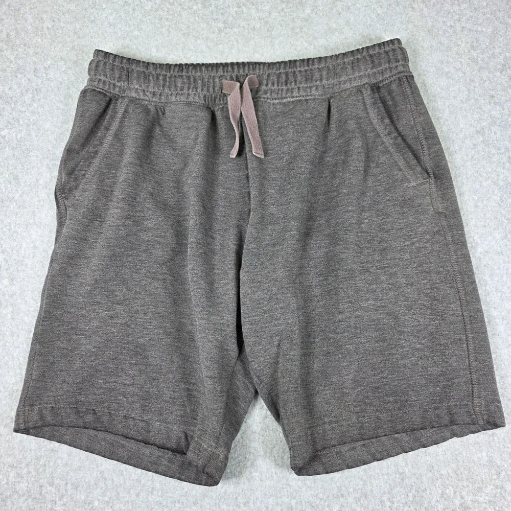 Jachs Men's Size Medium Gray Casual Shorts Elastic Waist Pull On Pockets - Picture 1 of 11
